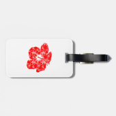 Klassieke Hawaii Hibiscus Flower Bagagelabel (Achterkant horizontaal)