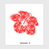 Klassieke Hawaii Hibiscus Flower Sticker (Vel)