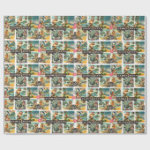Klassieke Hawaiian Aloha Gift Wrap Cadeaupapier (Vlak)