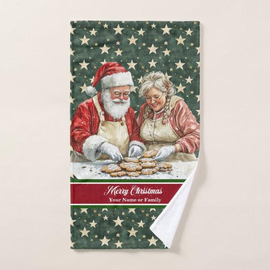 Klassieke heer en mevrouw Claus Koken Badhanddoeke Bad Handdoek (Handdoek)
