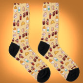 Klassieke heerlijke koffie en gebak sokken