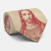 Klassieke Heilige Hart van Jezus Stropdas (Opgerold)