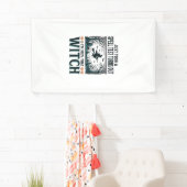 Klassieke Heks DNA Humor Halloween Vector Ontwerp_ Spandoek (Insitu)
