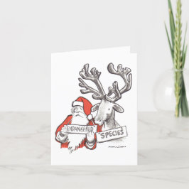 Klassieke herblokkerstkaart feestdagen kaart