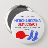 Klassieke herdenkingsknop ronde button 4,0 cm (Voorkant /achterkant)