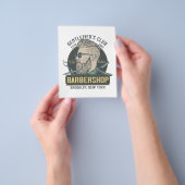 Klassieke Herenkapper Herenverzorging Flyer (Hand)