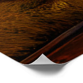 Klassieke herfst een knuffel een knuffelblad uit h poster (Hoek)