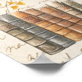 Klassieke herfst-eigen boek voedsel esthetiek poster (Hoek)