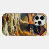 Klassieke, herfst overdekte brug iPhone hoesje (Achterkant horizontaal)