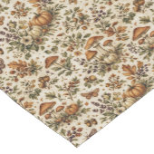Klassieke herfst pompoen bos botanisch  korte tafelloper (Hoek)