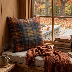 Klassieke herfst tartan geruite - rustieke geruite kussen
