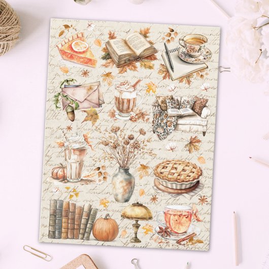 Klassieke herfst uitgave essentiële boek eten esth briefkaart