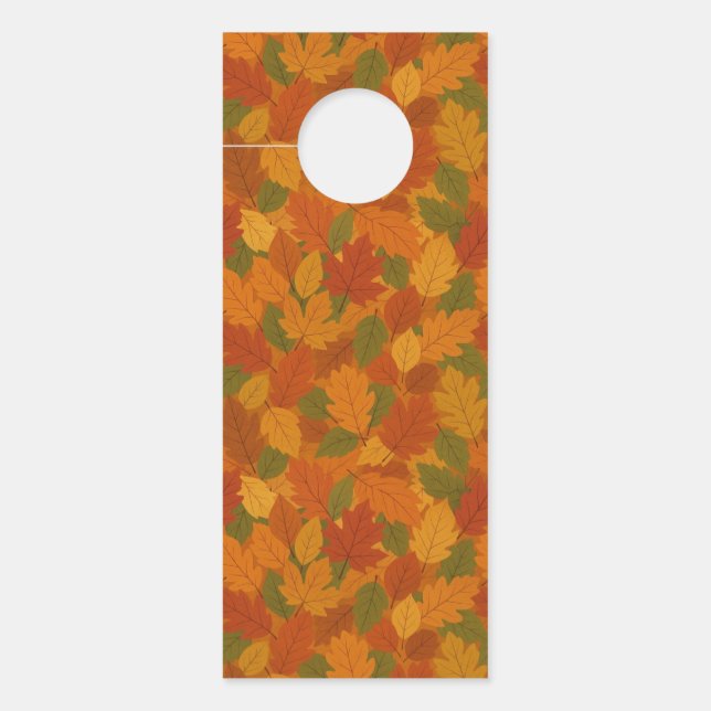 Klassieke herfstbladeren gemêleerd deurhanger (Voorkant)