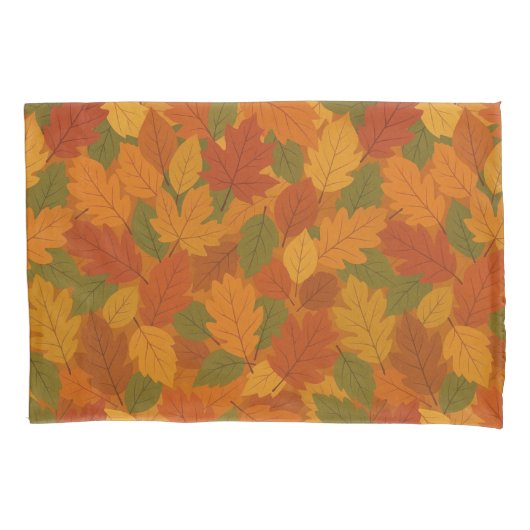 Klassieke herfstbladeren gemêleerd kussensloop (Voorkant)
