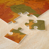 Klassieke herfstbladeren gemêleerd legpuzzel (Zijkant)