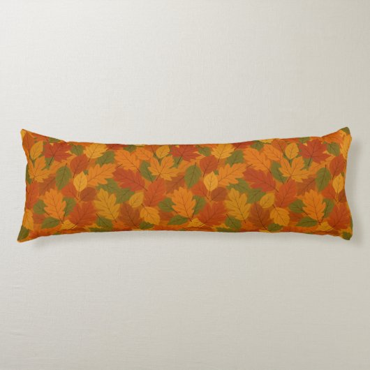 Klassieke herfstbladeren gemêleerd lichaamskussen (Voorkant)