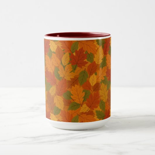 Klassieke herfstbladeren gemêleerd mok (Midden)