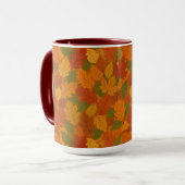 Klassieke herfstbladeren gemêleerd mok (Voorkant links)