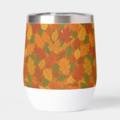 Klassieke herfstbladeren gemustert (Achterkant)