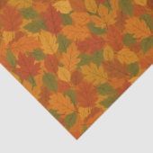 Klassieke herfstbladeren gemustert  tissuepapier (Detail)