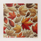 klassieke herfstbladeren legpuzzel (Horizontaal)