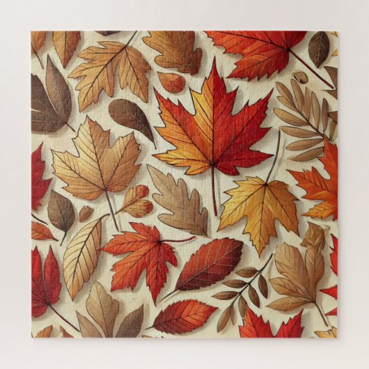 klassieke herfstbladeren legpuzzel (Verticaal)