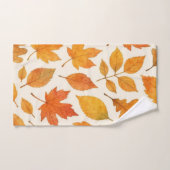 Klassieke herfstbladeren op witte Herfst Bad Handdoek (Handdoek)