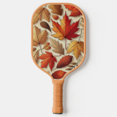klassieke herfstbladeren pickleball paddle (Achterkant)