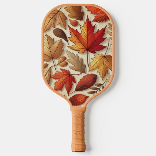 klassieke herfstbladeren pickleball paddle (Voorkant)