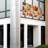 klassieke herfstbladeren spandoek (Buitenkant Gebouw)