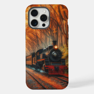 klassieke herfsttrein iPhone 15 pro max case