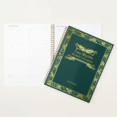 Klassieke Hoesje Gold Green Foliage Ornamage Planner (Display)