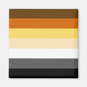 Klassieke homepage Beren Pride Flag Magneet (Voorkant)