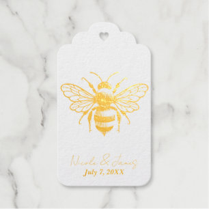 Klassieke hommelhoningbij cadeaulabels