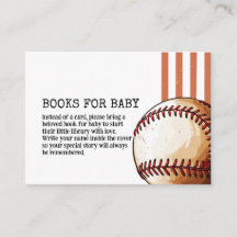 Klassieke honkbal baby shower boeken voor baby