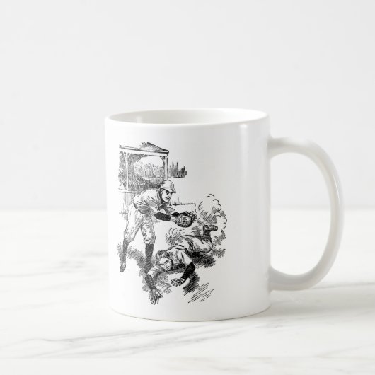 Klassieke honkbal koffiebeker koffiemok (Rechts)