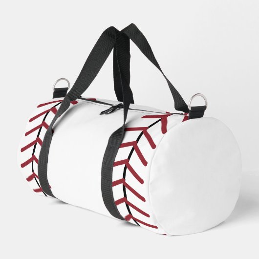 Klassieke honkbal reistas plunjezak (Linkerhoek)