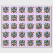 Klassieke honkbalessentials / Stijlvolle retro leg Cadeaupapier (Vlak)