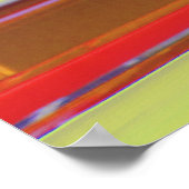 klassieke hoofdlamp verzadigde kleur poster (Hoek)