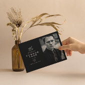 Klassieke horizontale Afstuderen foto-aankondiging Aankondiging