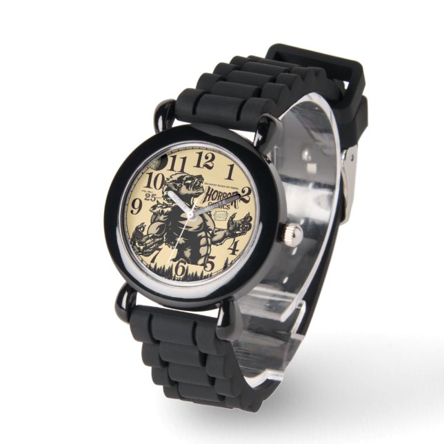 Klassieke 'Horror Comics' Horloge (Hoek)