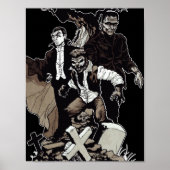 Klassieke Horror Trio! Poster (Voorkant)