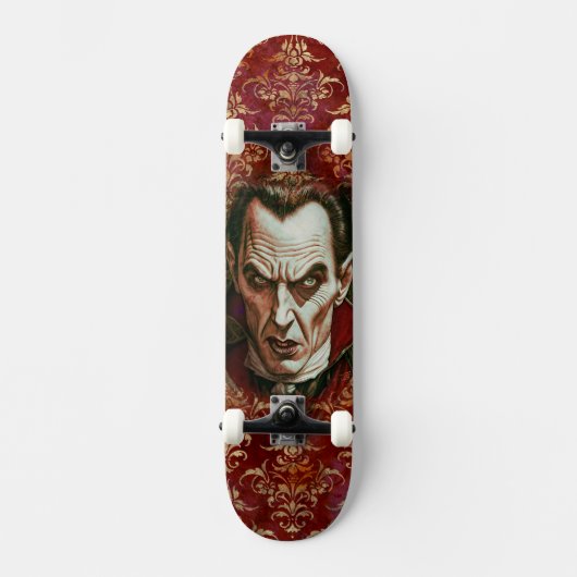 Klassieke Horror Vampieren: Nocturnus Persoonlijk Skateboard (Voorkant)