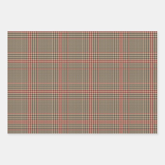 Klassieke Houndstooth Play-papierset voor vulling Inpakpapier Vel (Voorkant 3)