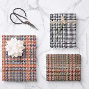 Klassieke Houndstooth Play-papierset voor vulling  Inpakpapier Vel