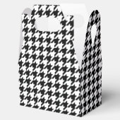 Klassieke houndstooth-vormgeving Dogstooth check-d Bedankdoosjes (Geopend)