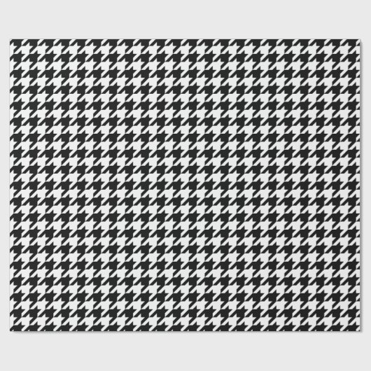 Klassieke houndstooth-vormgeving Dogstooth check-d Cadeaupapier (Vlak)