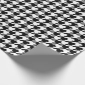 Klassieke houndstooth-vormgeving Dogstooth check-d Cadeaupapier (Hoek)
