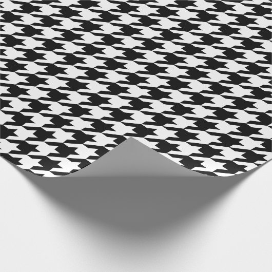 Klassieke houndstooth-vormgeving Dogstooth check-d Cadeaupapier (Hoek)