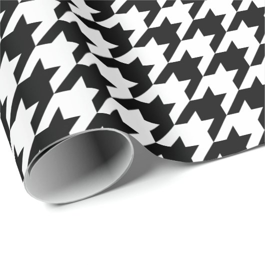 Klassieke houndstooth-vormgeving Dogstooth check-d Cadeaupapier (Rol Hoek)